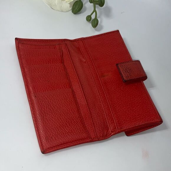 Authentic Gucci  Long  Wallet Coral - Picture 7 of 8